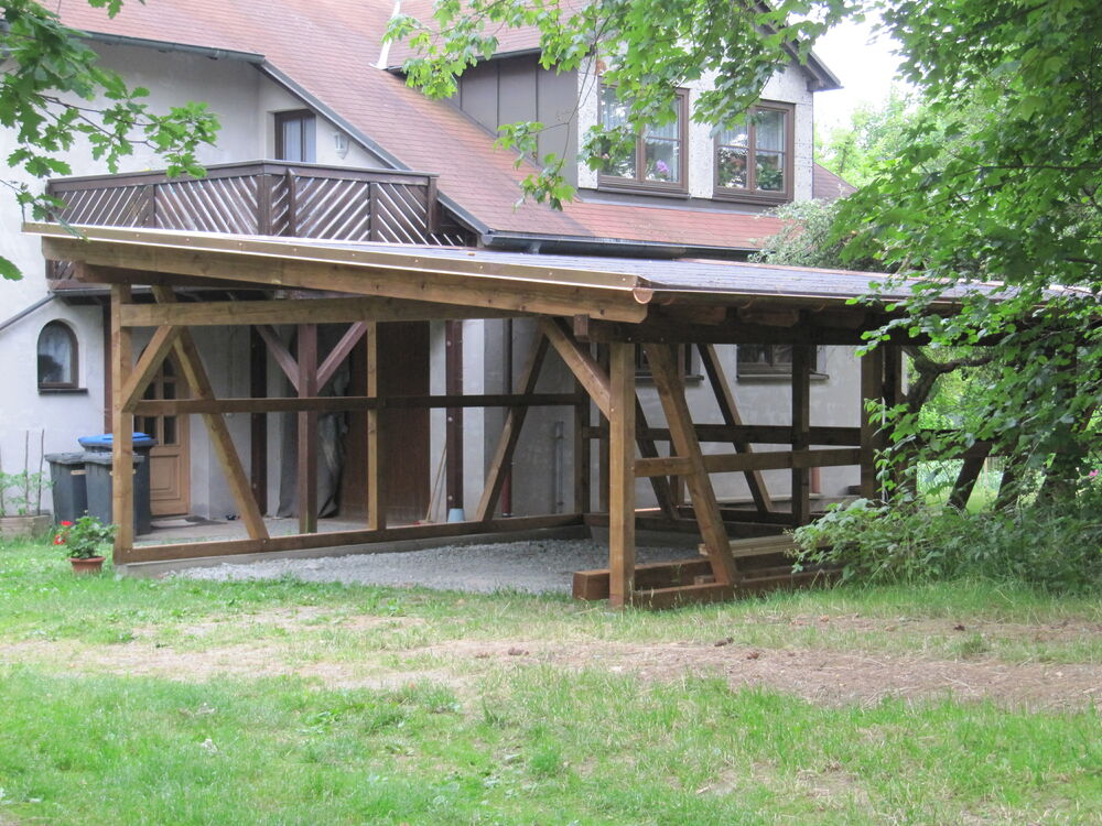Carport mit Pultdach&hellip;