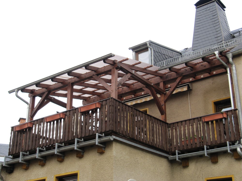Terrassenüberdachung auf Gebäudeanbau&hellip;
