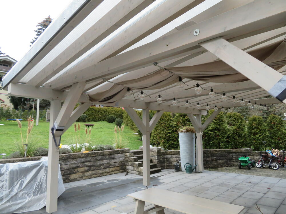 Terrassenüberdachung in grau&hellip;